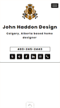 Mobile Screenshot of johnhaddondesign.com