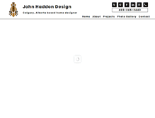 Tablet Screenshot of johnhaddondesign.com